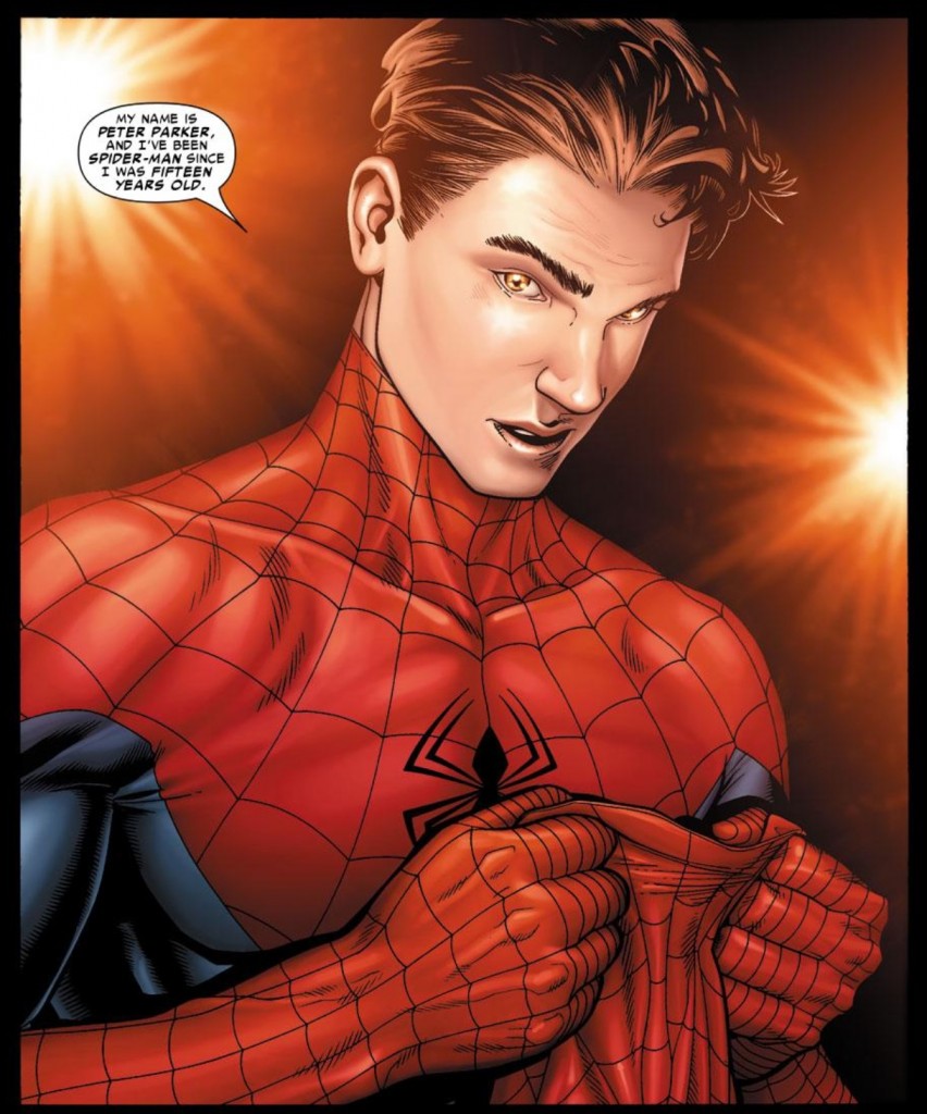 Spiderman in Marvel's Civil War comic