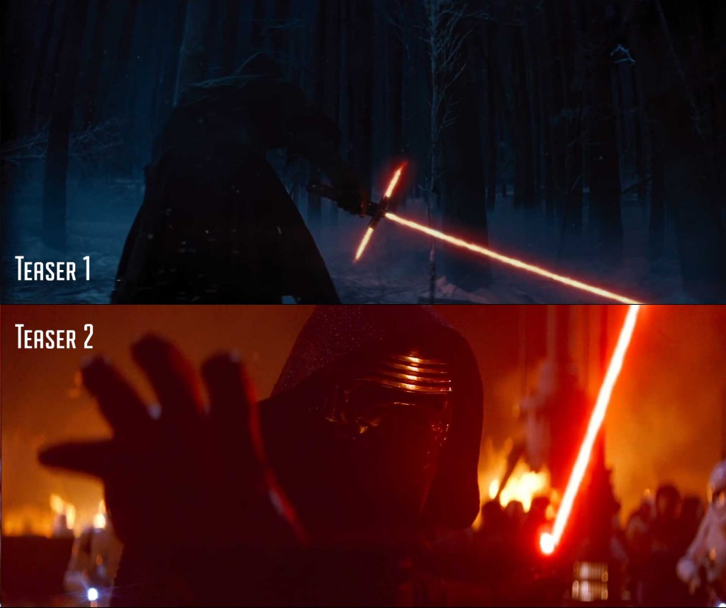 We get our first good look at the face of Kylo Ren