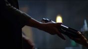 Voiceover: "My Sister has it". These two hands are kinda feminine. I'm guessing one of them is Leia. Leia's hand. Maybe